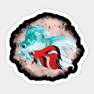 Goldfish Artwork Sticker